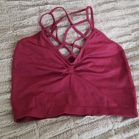 EARTHBOUND Other - Dark Red Bralette/Crop Top